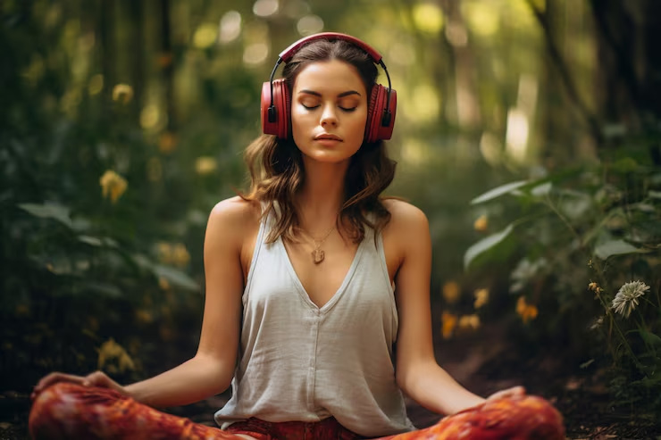 mindfulness-meditacion-joven-mujer-espiritual-hace-yoga-sienta-postura-meditacion-auriculares_198067-203956